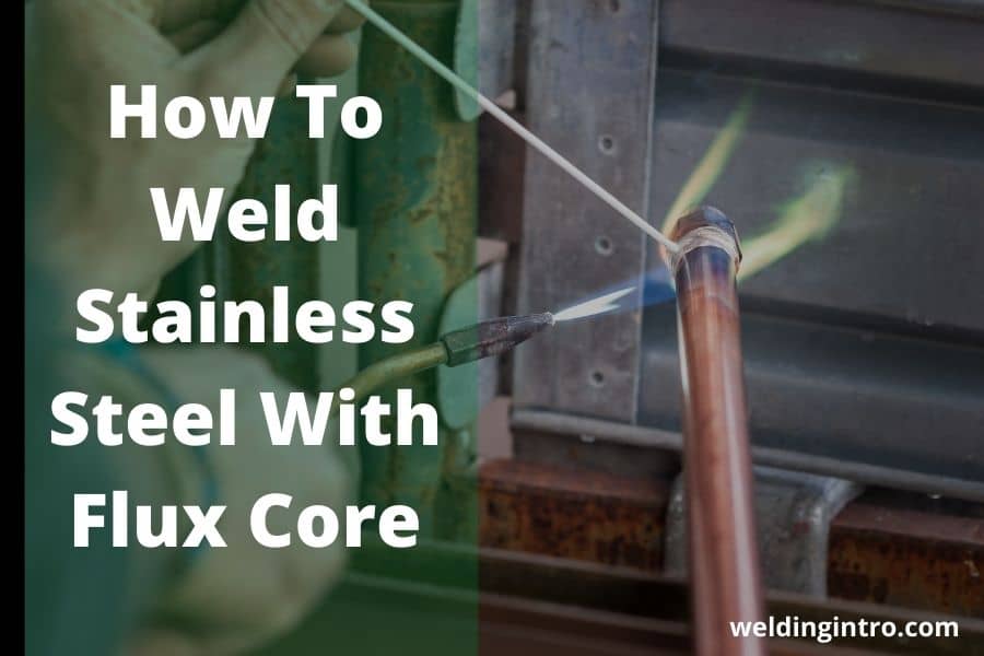 flux core welding with gas