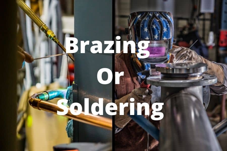 brazing or soldering the intercooler pipe