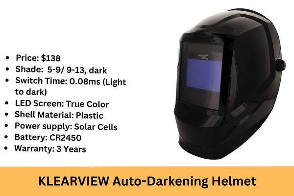 KLEARVIEW Auto-Darkening Helmet