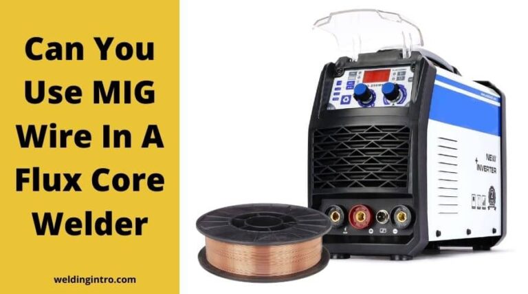 can i use mig wire in a flux core welder